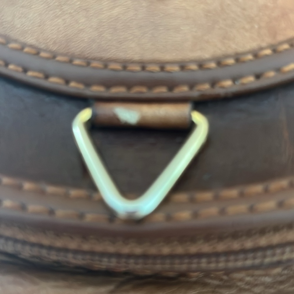 Fe Italian Leather backpack / sling bag Y2K - Picture 4 of 16
